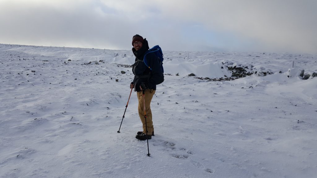 David on The Snow covered Hills